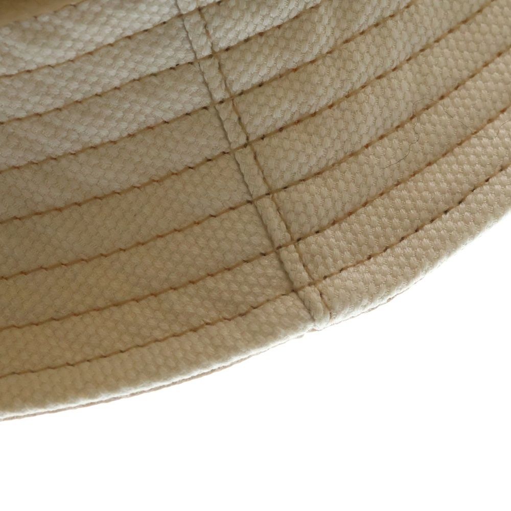 Dior Logo Embroidery Canvas Bucket Hat Beige — view 6