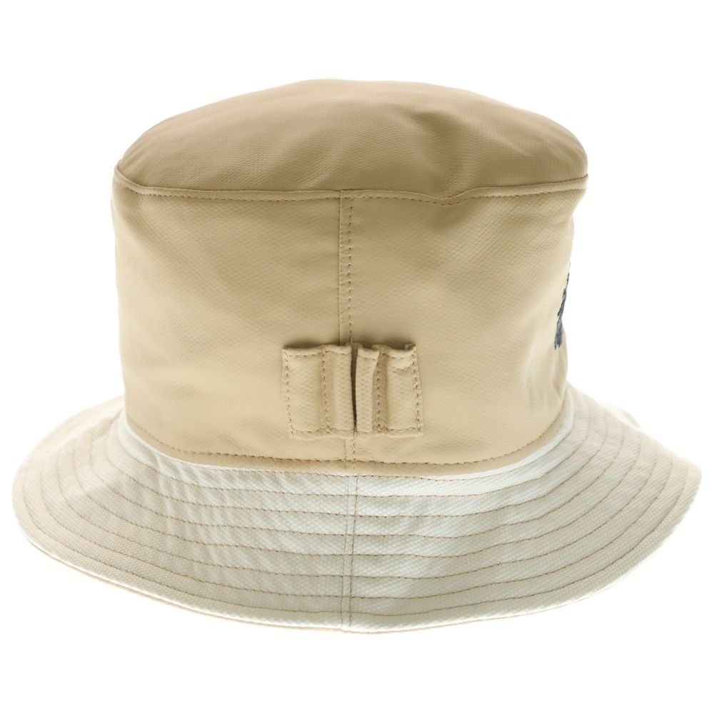 Dior Logo Embroidery Canvas Bucket Hat Beige — view 3