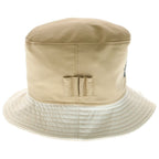 Dior Logo Embroidery Canvas Bucket Hat Beige — view 3