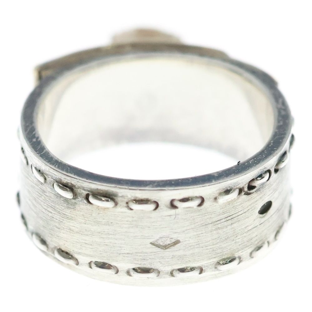 Hermes Kelly Ring Silver Gold 49 — view 2