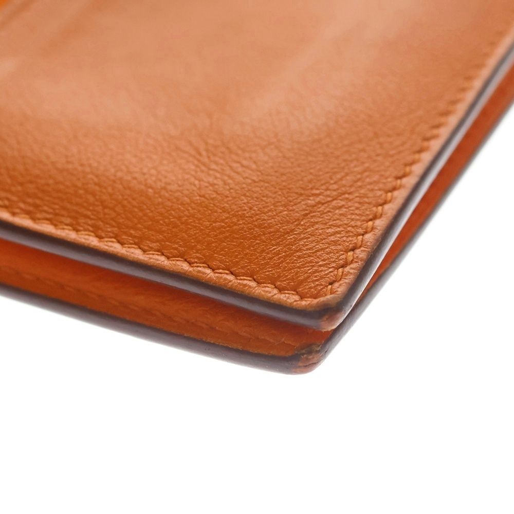 Hermes Zipzap Compact Wallet Orange — view 6