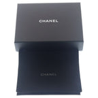 Chanel Quilted Star Logo Small Flap Wallet Trifold Coin Case White Leather — view 6