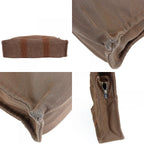 Hermes Tote Her Line MM Polyester Polyamide Brown Vintage — view 4