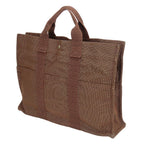 Hermes Tote Her Line MM Polyester Polyamide Brown Vintage — view 2