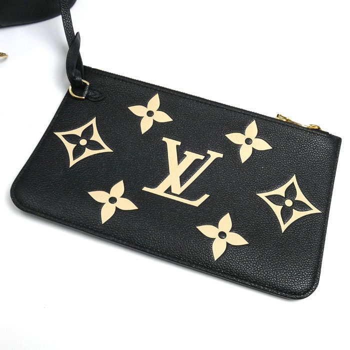 Louis Vuitton Neverfull MM Tote Monogram Empreinte Black — view 7
