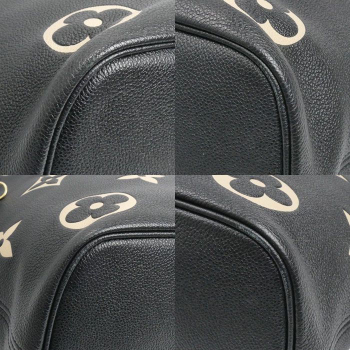 Louis Vuitton Neverfull MM Tote Monogram Empreinte Black — view 6