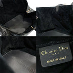 Dior Toujour Large Tote Macro Cannage Leather Black Gold — view 5