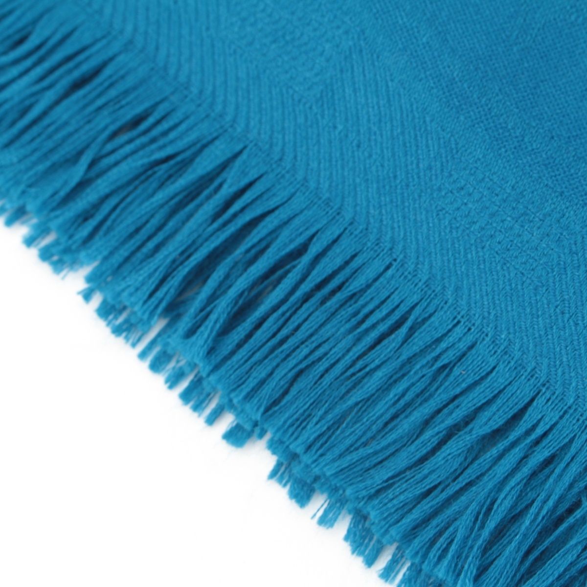 Hermes Cashmere Silk New Libris Shawl Blue Scarf — view 3