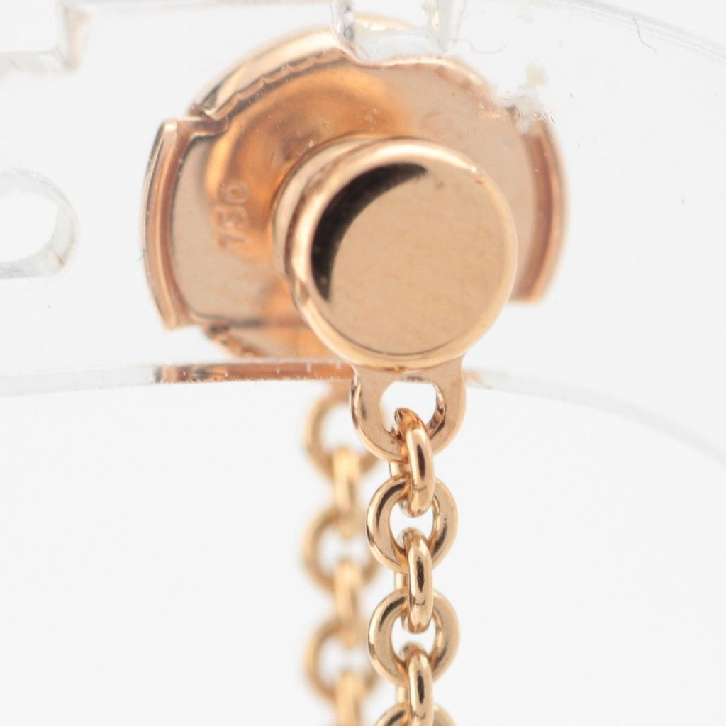 Hermes Chaine D'ancre 750 Pink Gold Mini Punk Earrings — view 7