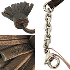 Hermes Carmenchita Pom 20 Brown Bookmark Bookmarker New — view 3