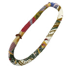 Hermes Petit Pleated Silk Necklace White — view 2