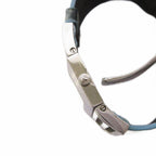 Versace Watch Quartz Analog 2 Hand Leather Band Medusa Light Blue Silver Color — view 9