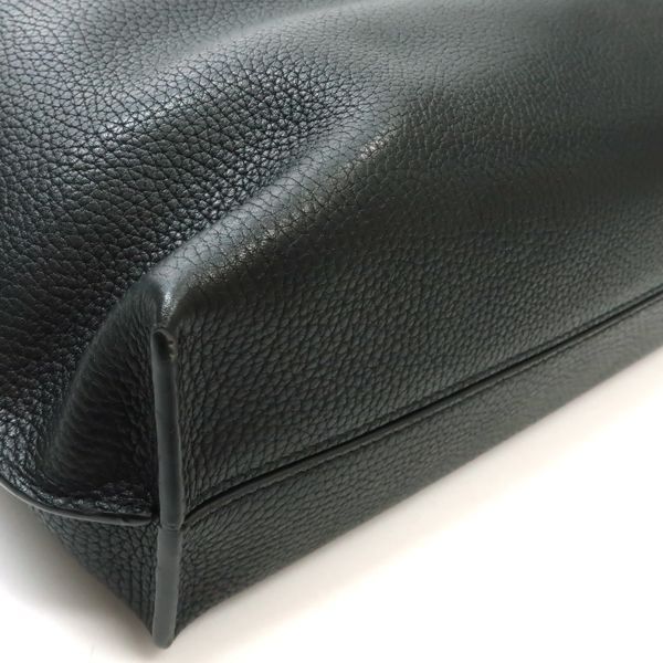 Loewe Vertical Belt Tote Black Grain Calf Leather with Cloth Shipping — view 5