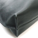 Loewe Vertical Belt Tote Black Grain Calf Leather with Cloth Shipping — view 6