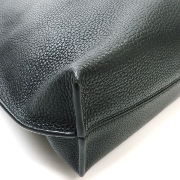 Loewe Vertical Belt Tote Black Grain Calf Leather with Cloth Shipping — view 6