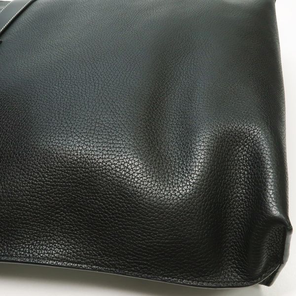 Loewe Vertical Belt Tote Black Grain Calf Leather with Cloth Shipping — view 8