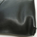 Loewe Vertical Belt Tote Black Grain Calf Leather with Cloth Shipping — view 8