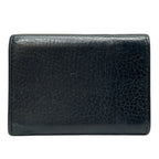 Gucci GG Marmont Trifold Wallet Mini Leather Black Gold Logo Sophisticate — view 2
