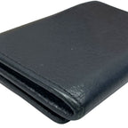 Gucci GG Marmont Trifold Wallet Mini Leather Black Gold Logo Sophisticate — view 4