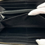 Gucci Wallet Zip Around Logo Leather Black Classic Sophisticated — view 8