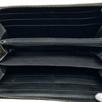Gucci Wallet Zip Around Logo Leather Black Classic Sophisticated — view 5