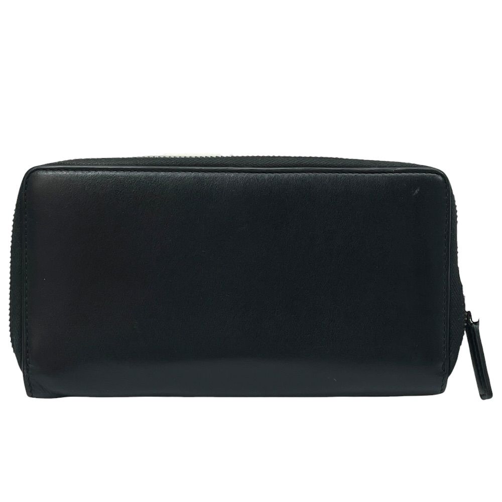 Gucci Wallet Zip Around Logo Leather Black Classic Sophisticated — view 2