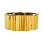 Fendi FF Motif Logo Ring Silver Gold Metal Sophisticated Presence Mode — view 2