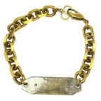 Dior J'adior Chain Plate Bracelet Bangle Logo Gold Glamorous Sophisticati — view 2