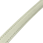 Dior Thin Belt Narrow White Leather Sophisticated Simple Looks Great — view 7