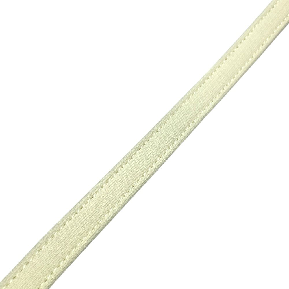 Dior Thin Belt Narrow White Leather Sophisticated Simple Looks Great — view 5