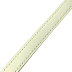 Dior Thin Belt Narrow White Leather Sophisticated Simple Looks Great — view 6