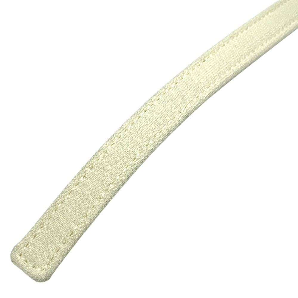 Dior Thin Belt Narrow White Leather Sophisticated Simple Looks Great — view 8