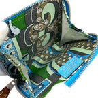 Hermes Azap Mini Silk in Veau Coin Purse Blue Nord — view 5