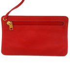 Loewe Vintage Anton Leather Backpack Red Gold — view 8