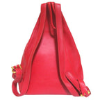 Loewe Vintage Anton Leather Backpack Red Gold — view 2