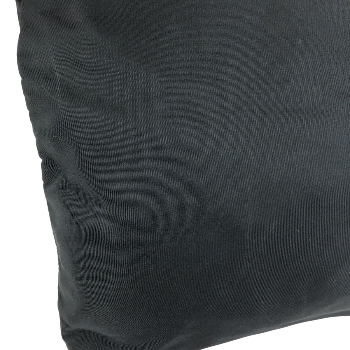 Prada Tessuto Black Silver Nylon Tote Shoulder Bag — view 5
