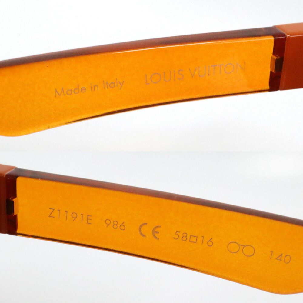 Louis Vuitton LV Rainbow Pilot Sunglasses Orange Eyewear — view 5