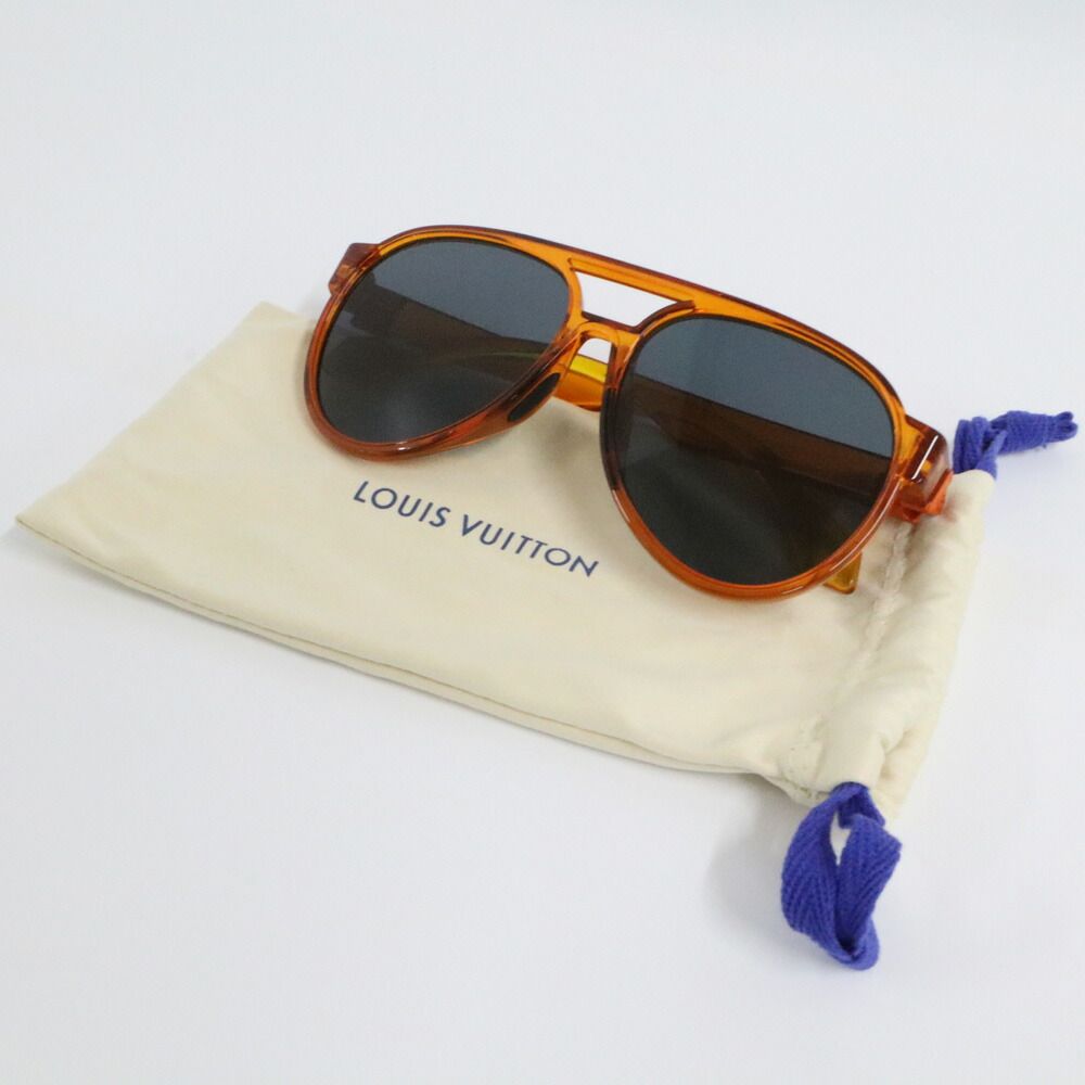 Louis Vuitton LV Rainbow Pilot Sunglasses Orange Eyewear — view 7