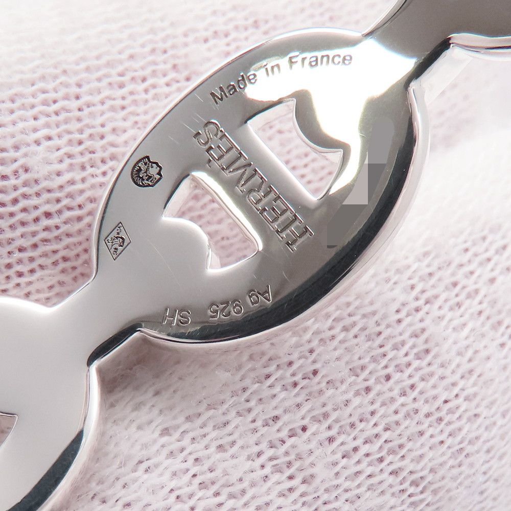 Hermes Bracelet Chaine D'ancre Bangle Silver — view 5