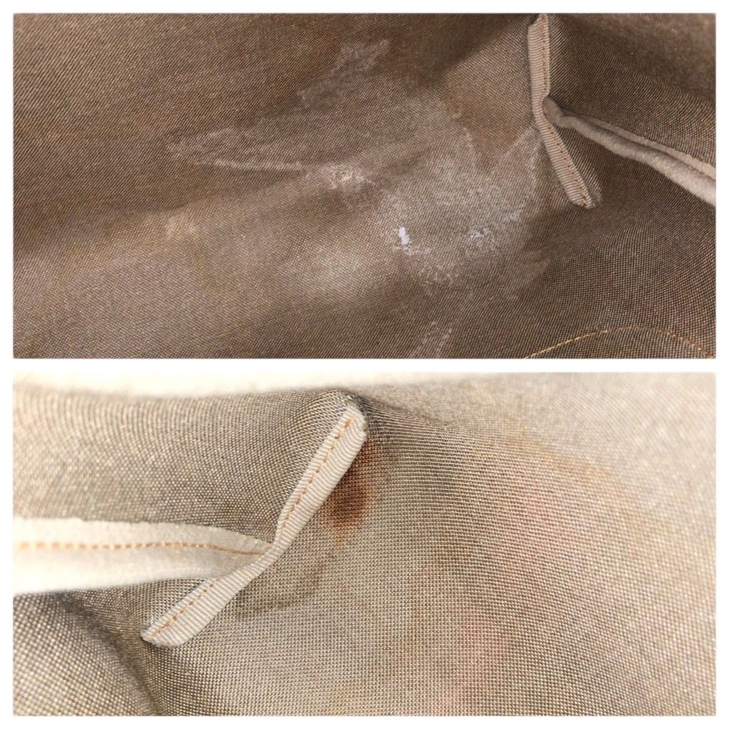 Gucci Vintage Sherry Line Beige Gold GG Supreme Canvas Tote — view 6