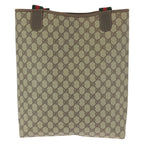 Gucci Vintage Sherry Line Beige Gold GG Supreme Canvas Tote — view 2