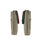 Gucci Vintage Sherry Line Beige Gold GG Supreme Canvas Tote — view 8