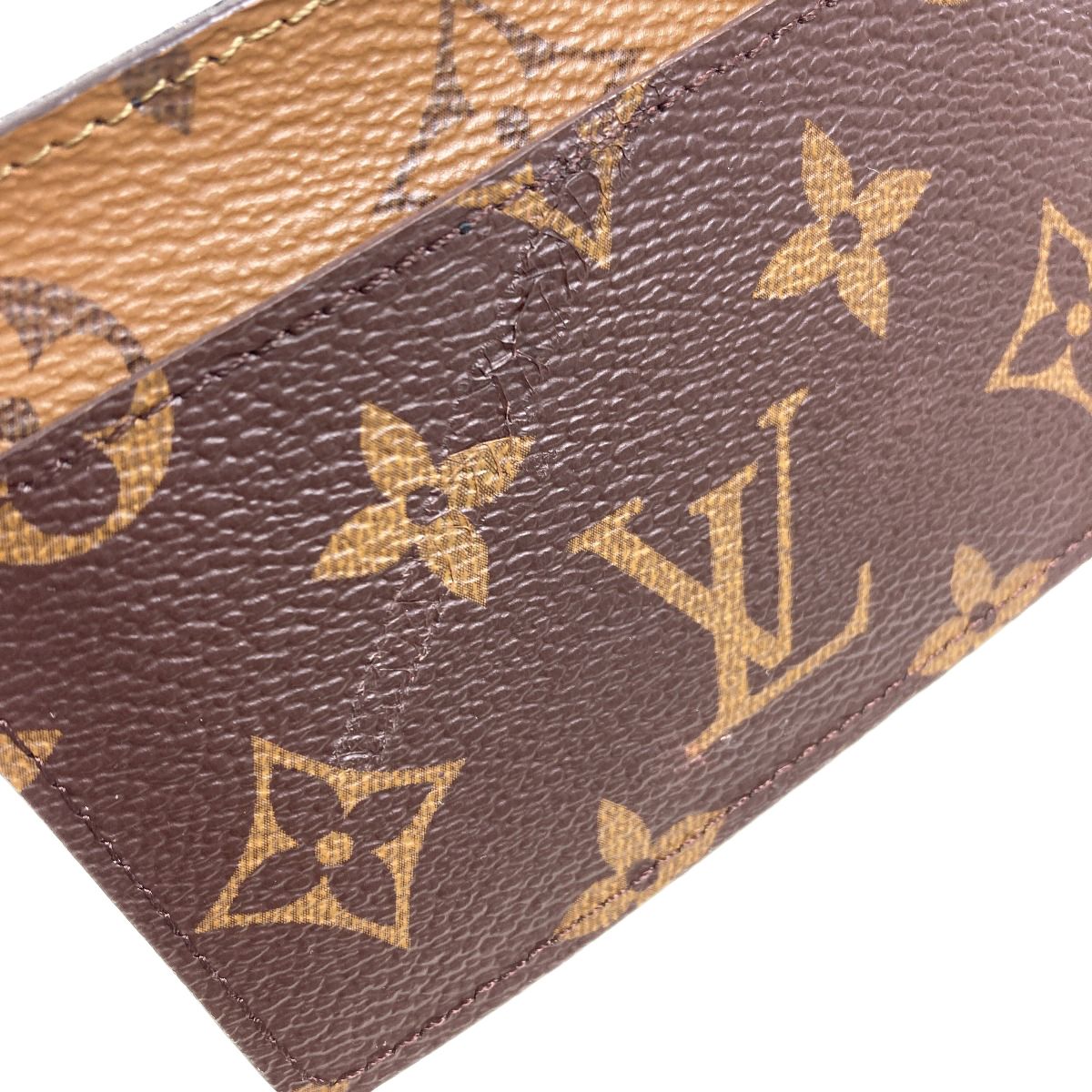 Louis Vuitton Porte Carte de Fine Card Case Monogram Canvas — view 8