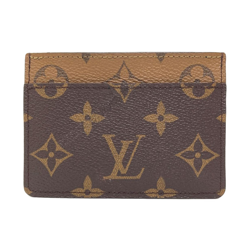 Louis Vuitton Porte Carte de Fine Card Case Monogram Canvas — view 2