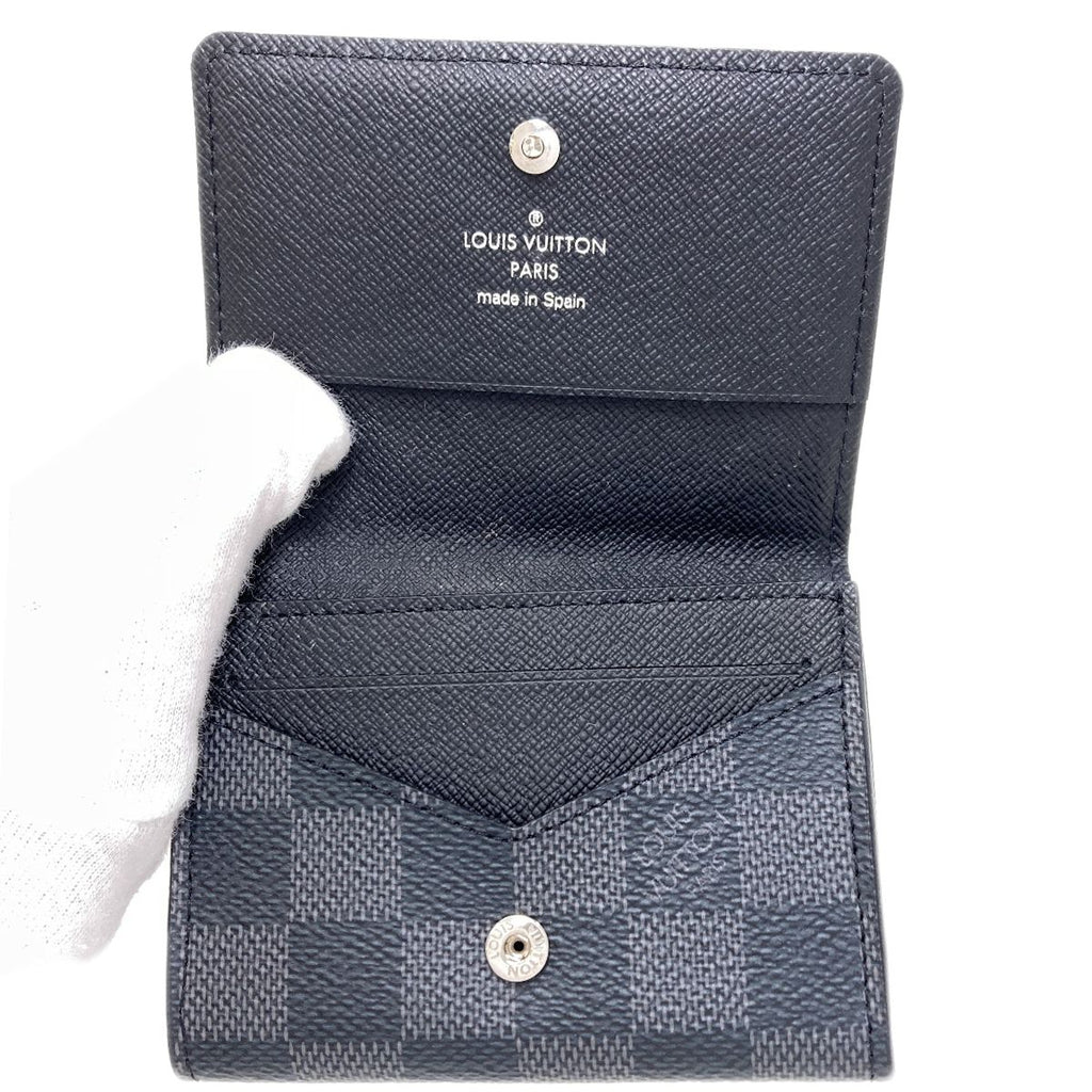 Louis Vuitton Business Card Holder Case Damier Canvas — view 4