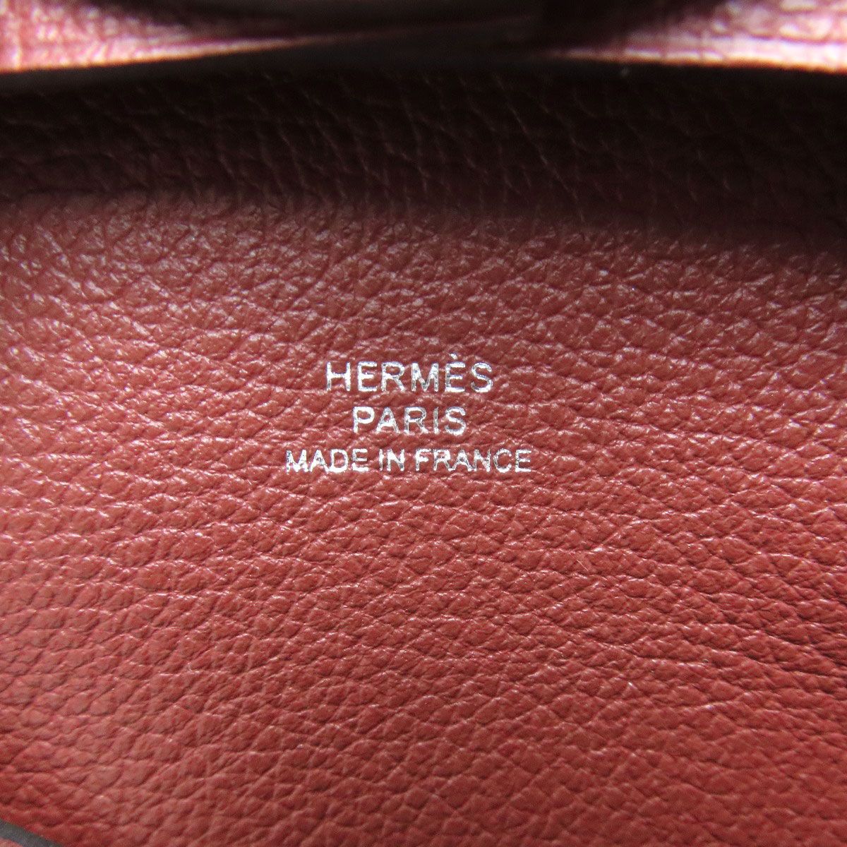 Hermes Bastia Silver Coin Case Evercolor — view 6