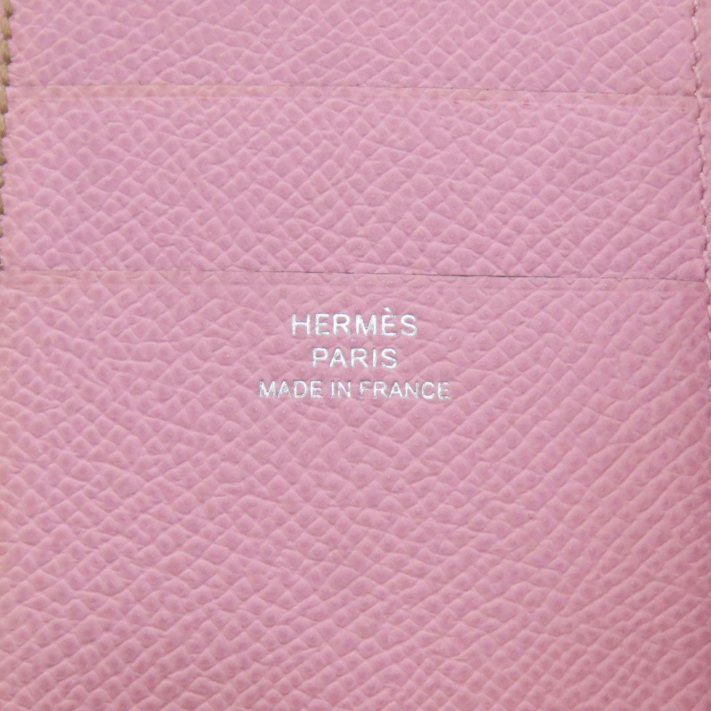 Hermes Bearn Combiner Verso Silver Bifold Wallet Epsom — view 7