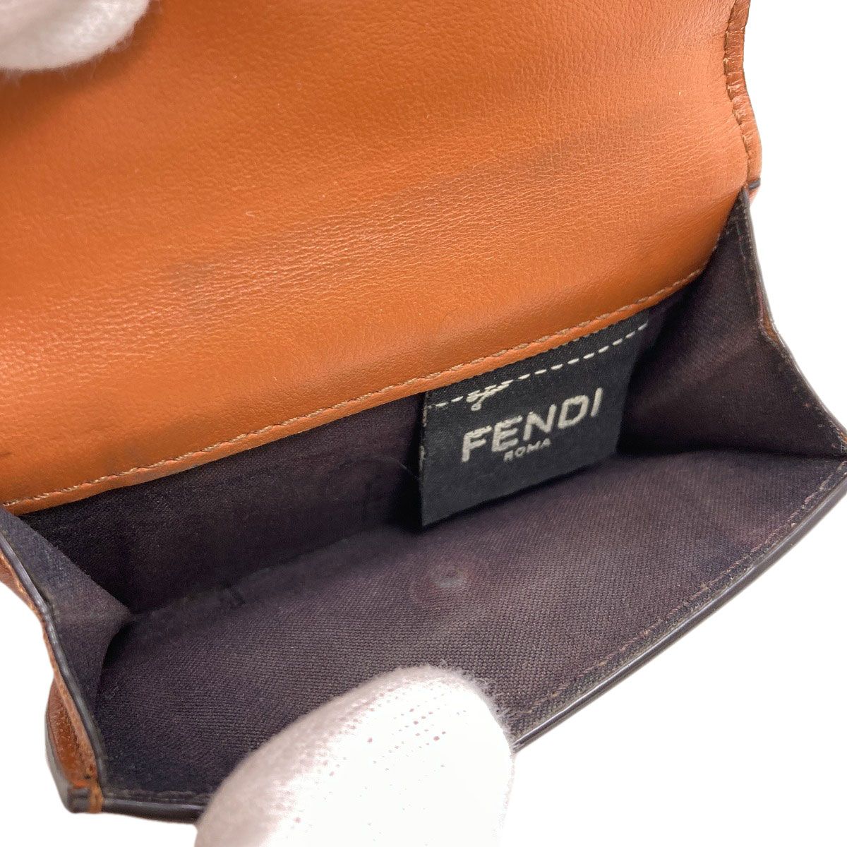 Fendi Trifold Wallet Bifold Leather — view 6
