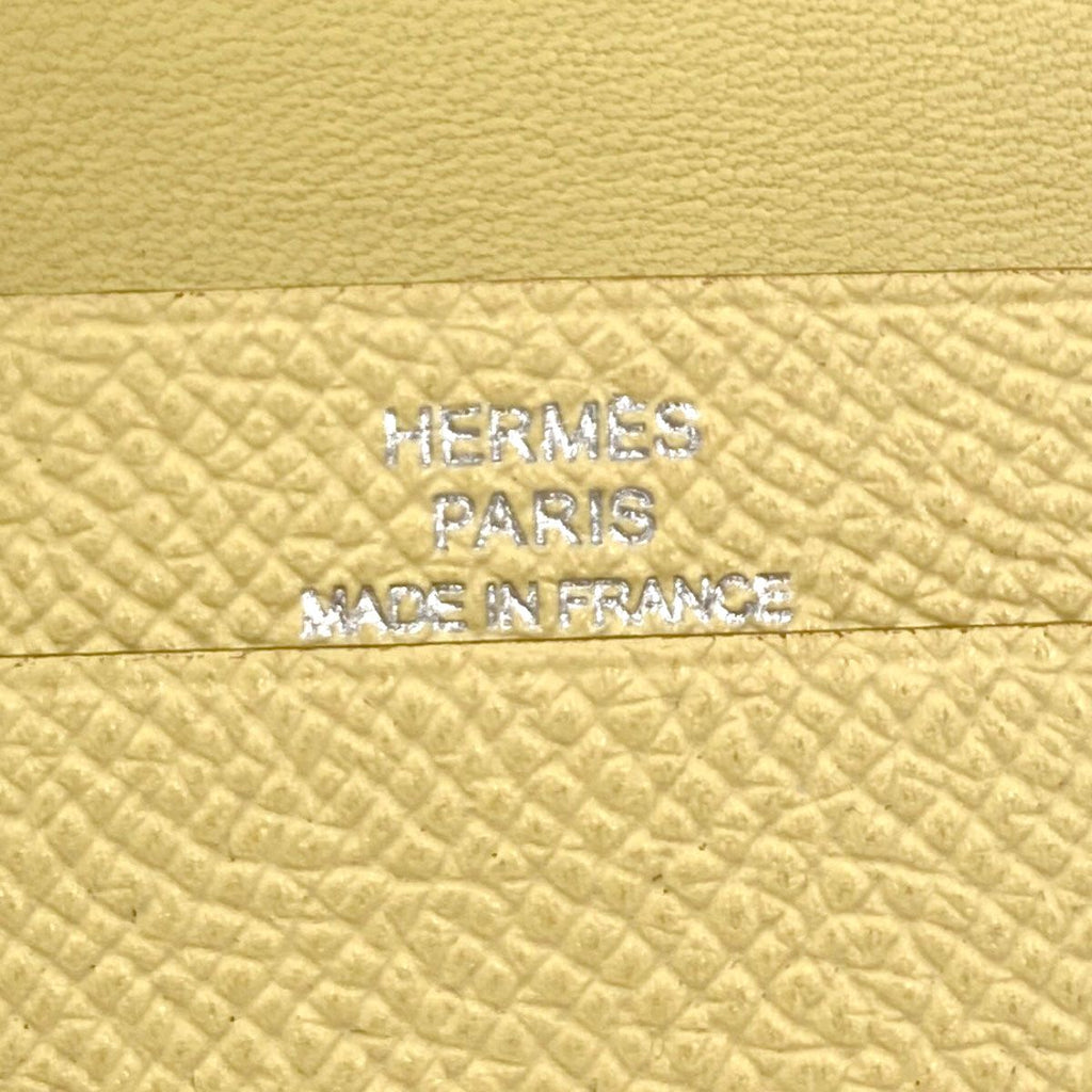 Hermes Bearn Mini Silver Coin Case Epsom — view 5