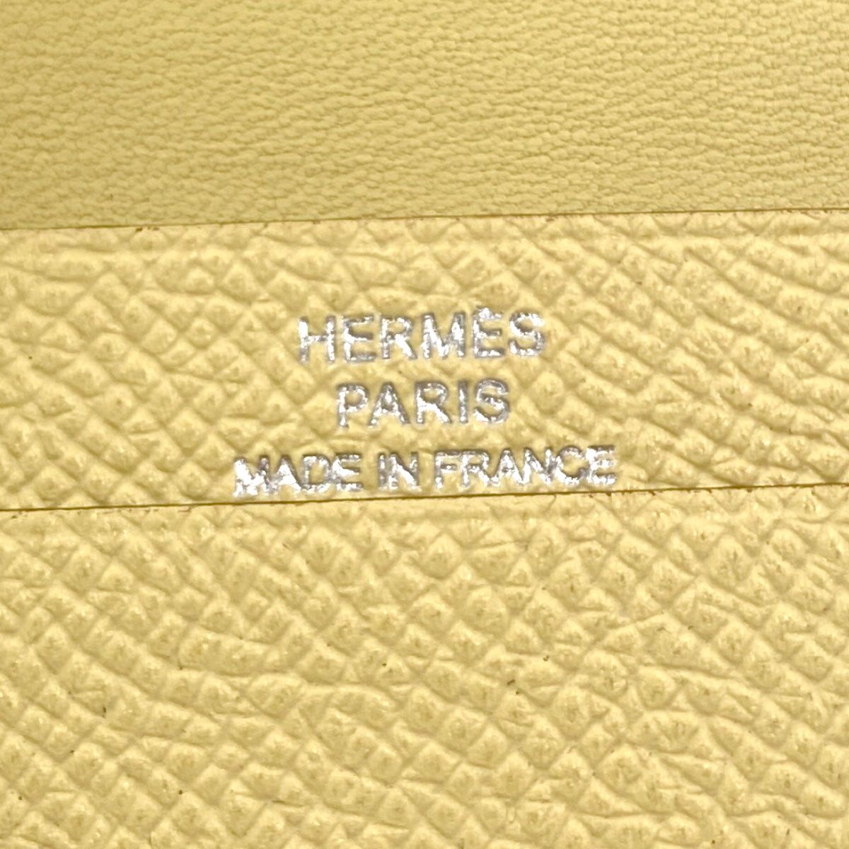 Hermes Bearn Mini Silver Coin Case Epsom — view 5